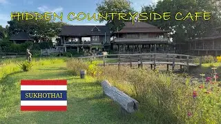 Hidden Cafe Ra biang | Sukhothai | Stunning Countryside Views & Thai Iced Coffee