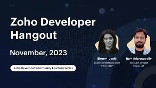 Zoho Developer Hangout (ZDH) - Episode 11 | Integrating Zoho with Custom Web Portals