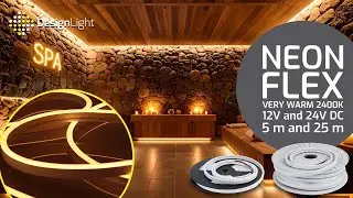 LED Strip NEON FLEX very warm 2400K, 12V and 24V DC in 5 m and 25 m rolls &ndash; Design Light