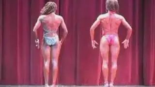 Jazmin Atkinson Fitness two piece suit round