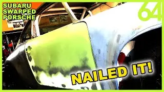 Porsche 911 Door Skins Redux & A SPECIAL SURPRISE! | SUBARU Swapped Porsche Blasphemy Build 64