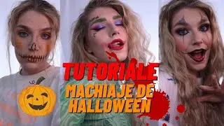 3 IDEI MACHIAJE DE HALLOWEEN | machiaj in 30 min