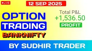 Live Intraday Option Trading | SL Hunting For Beginners | Sudhir Trader #Banknifty #optiontrading