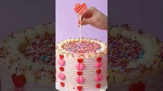 #subscribe making pink sweet heart cake #subscribe sweet heart cake lovers #subscribe #satisfying