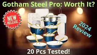 I Tried the Gotham Steel Pro Hammered 20 Pc Cookware Set &ndash; Here&rsquo;s What Happened! A 2024 Review