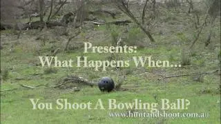 Shooting a Bowling Ball.
