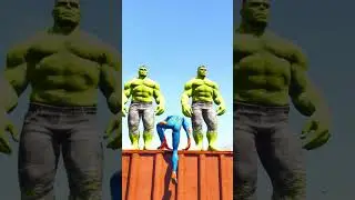 GTA 5 Epic Water Ragdolls | Spider-Man Jumps/Fails #shorts #gta5mods #spiderman