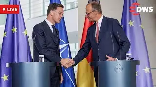 LIVE: German Chancellor Friedrich Merz & NATO Secretary General Mark Rutte Speak in Berlin | AC1E
