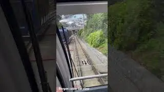 Bergen, Norway cable car view. ノルウェー　ベルゲン　ケーブルカーからの眺め