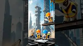 Goat Babies Building a Skyscraper?! 🐐🏗️