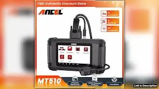 ANCEL MT510 Motorcycle Scanner for BMWDUCATIHarley Full System Support 30 Functions Scanner ECU Res