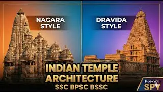 Art & Culture - Temple Architecture & Places #upscprelims  #bpsc #bpscaedoexam #ssc #bssc #temple