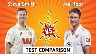 Steve Smith vs Joe Root test batting comparison video 