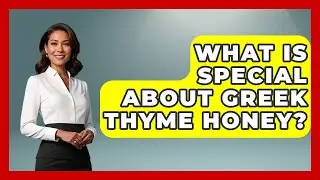 What Is Special About Greek Thyme Honey? - Talking Greece
