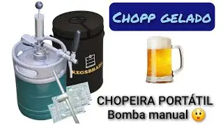 Chopeira portátil sem co2 com bomba manual