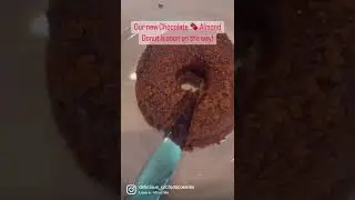 Chocolate Almond donut on the way!