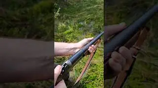 Single shot 12 gauge break action shotgun #old #shorts #youtubeshorts