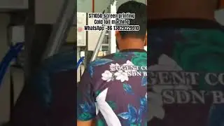 ST1050 screen printing machine+cold foil machine, screen press