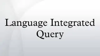 Language Integrated Query