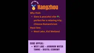 2025 China's Top 10 Cities for Int'l Visitors #china #chinatravel  #chineselearningcenter