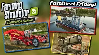 Fact Sheet Friday! - Cargo Vessel, Onion Harvester, & Bunning Tipper! | Highlands Fishing Expansion