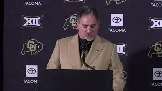 Colorado Director of Athletics Fernando Lovo Introductory Press Conference