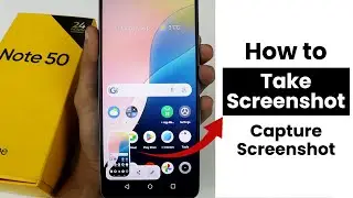 How to Take Screenshot In Realme Note 50 | Capture Screenshot