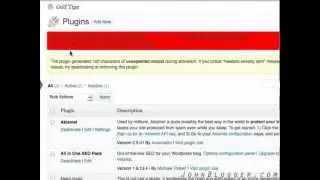 WordPress Tutorial ~ How To Install Plug-ins