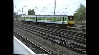 CENTRO. Class 150 Arriving at Doncaster Station. 14 5 99 Neil Hayton railway memories