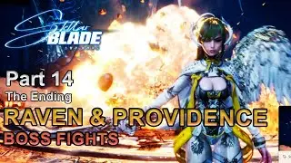 Stellar Blade Walkthrough part 14 (New) The Ending -- Raven & Providence Boss Fights!