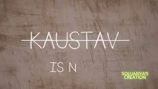 Logo reveal in Blackboard writing style|Soujanya's creation
