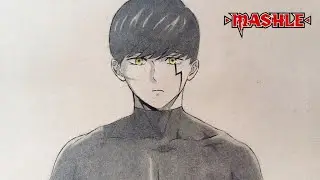 [ how to draw Mash burnedead ] how to draw Mash step by step/ Mash drawing tutorial #mashle #drawing