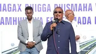 Guddoomiyaha Gobolka Banaadir Mudane Xasan Maxamed Xuseen (Muungaab) oo saakay dhagax-dhigay 