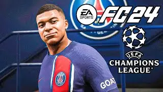 PSG vs Real Sociedad // Huitième de Finale Ligue des Champions // EA FC 24 PS5 4K HDR