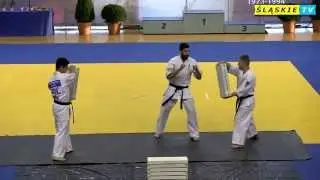 Marek Wolny - pokaz podczas Mistrzostw Europy w Karate U-22