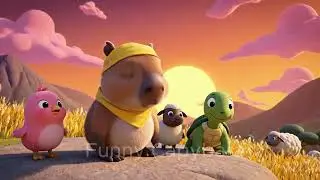 Funny Capybara Adventure | Cappy and the Lost Kite