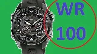 Water Resistant 10 bar Casio Edifice EQS 500C
