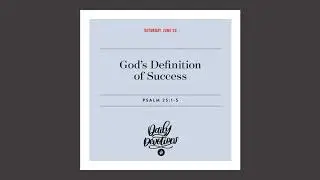 God’s Definition of Success - Daily Devotional