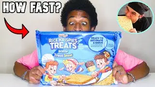 Matt Stonie DEFEATED - Giant Rice Crispy Challenge