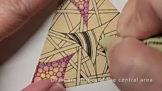 Tangle Art [ PP #17 ] Day 1 Practice