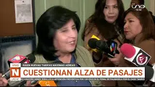 nueva tarifa de pasajes aéreos disgusta a pasajeros