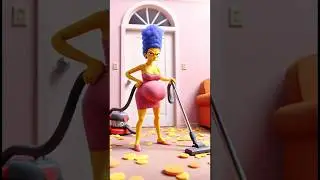 Marge simpsons pregnant and will be mother of three #shorts #thesimpsons