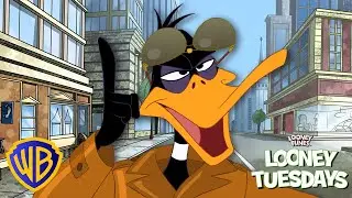 Daffy Duck's Cop CRASHOUT 🚨😭 | Looney Tuesdays | #KidsCartoons @wbkids