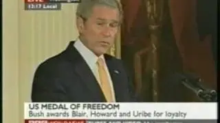 US Medal of Freedom Awarded to Alvaro Uribe (BBC)