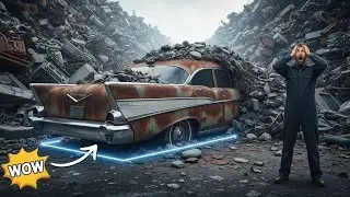 The Junkyard Ghost: 1957 Chevrolet Bel Air Radioactive Restoration