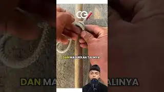 Ini dia cara mudah mengikat bambu #fyp #shorts #bambu #knot #simpul #tutorial