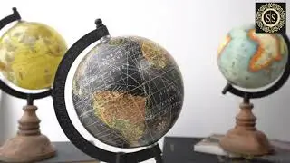 Sammsara Luminous Globe of World, Laminated Educational | Showpiece | Table Showpiece