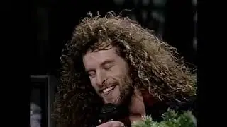 Chestnuts roasting on an open fire with The NUGE and Letterman 1987