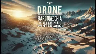 Epico Volo con Drone su Bardonecchia da Punta Colomion | Panorami 4K delle Alpi Italiane