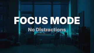 No Distractions Coding Music | Minimal Synthwave Focus Mode (1 Hour)